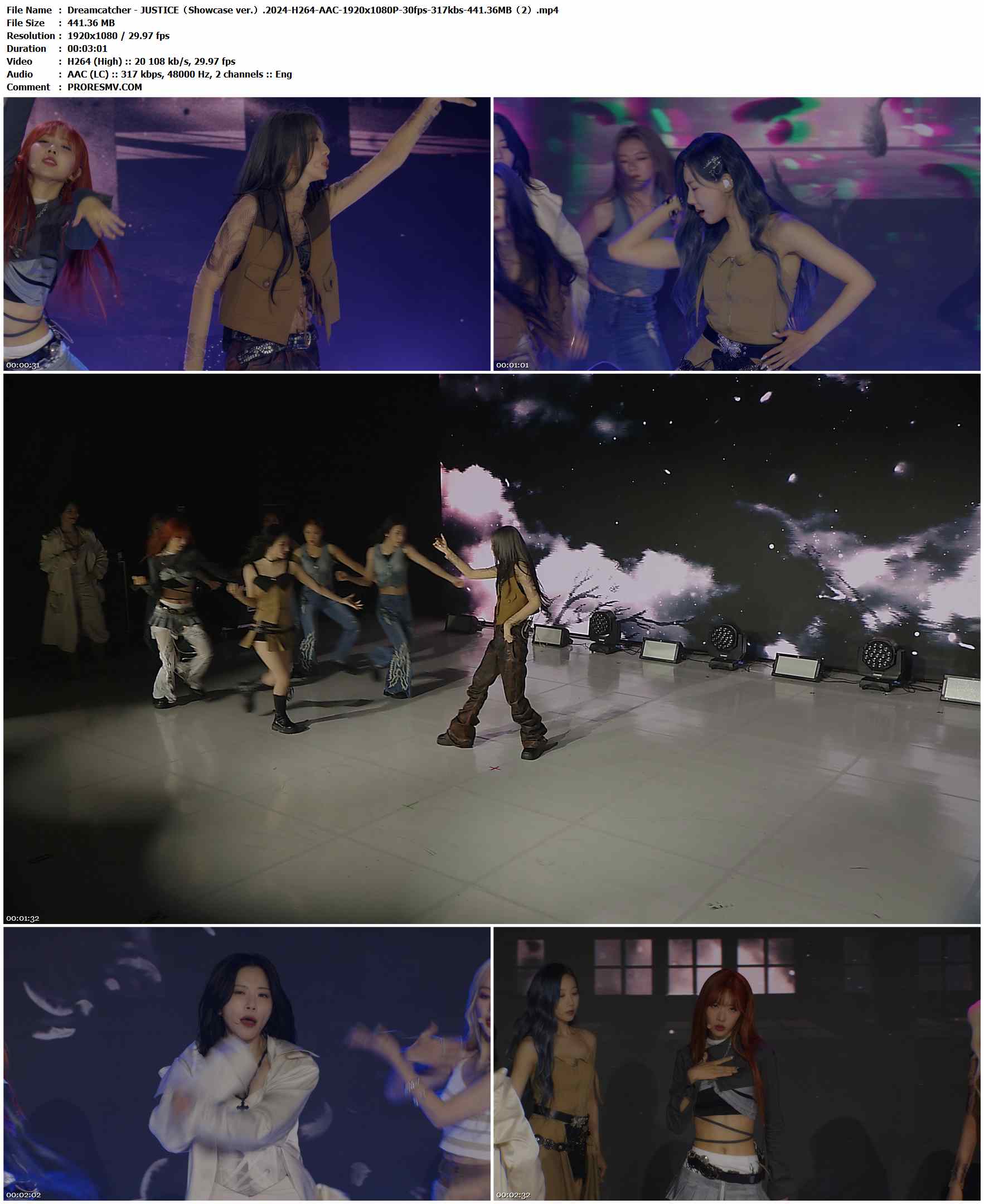 Dreamcatcher - JUSTICE（Showcase ver.）.2024-H264-AAC-1920x1080P-30fps-317kbs-441.36MB官方MV_高清MV